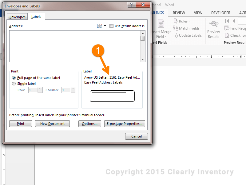 how to import data from excel to word for labels