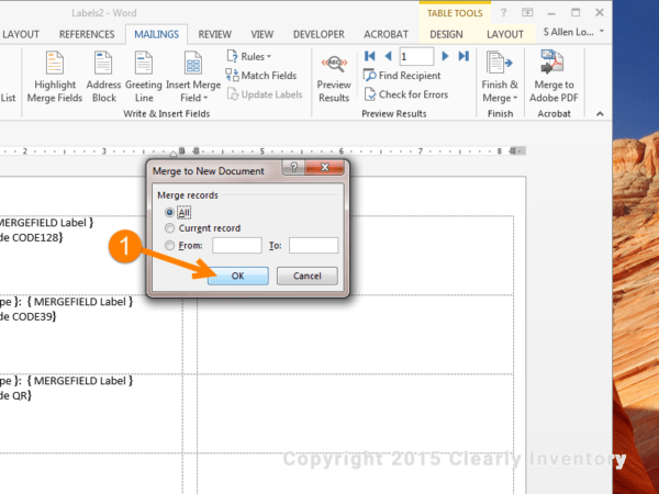 How To Print Barcodes With Excel And Word - Clearly Inventory