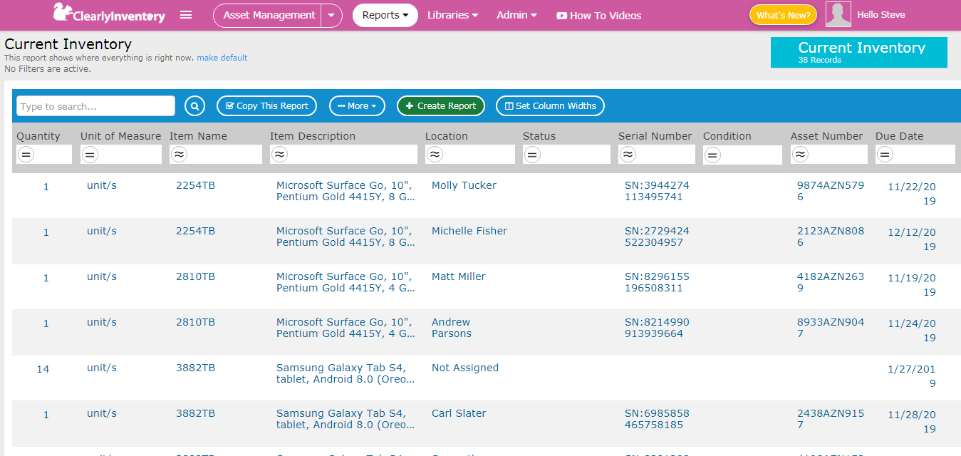 Clearly Inventory Asset Tracking - Clearly Inventory - Expert Inventory Management