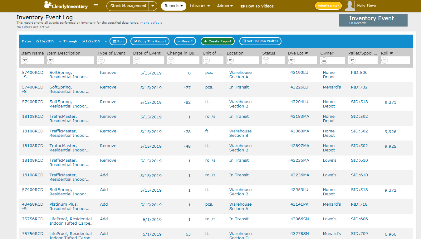 Clearly Inventory Stock Maintenance - Clearly Inventory - Flexible Stock Management