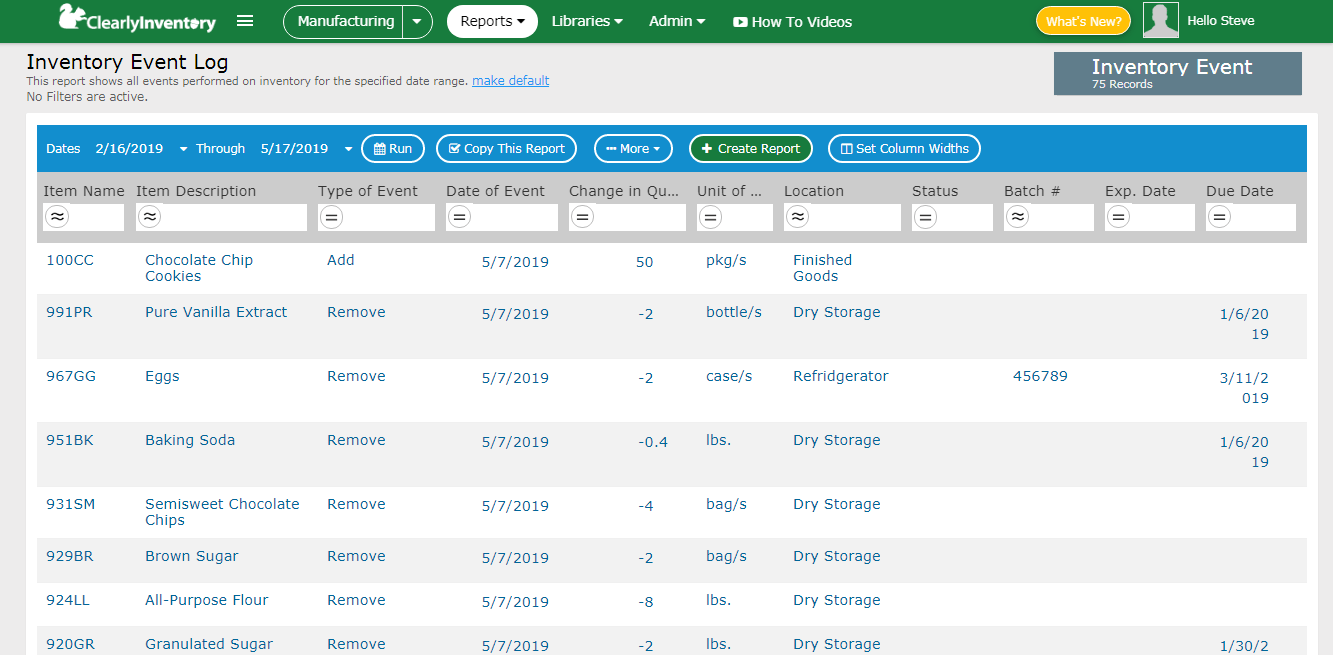 Clearly Inventory Manufacturing - Clearly Inventory - Flexible Inventory Management